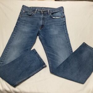Levi's 505 Regular Fit Blue Denim Jeans Men's W36 L34 Classic Workwear